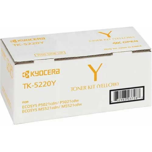 Kyocera TK-5220Y Γνήσιο Toner Laser Εκτυπωτή Κίτρινο 1200 Σελίδων (1T02R9ANL1) Kyocera TK-5220Y Γνήσιο Toner Laser Εκτυπωτή Κίτρινο 1200 Σελίδων (1T02R9ANL1)