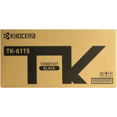 Kyocera TK-6115 Γνήσιο Toner Laser Εκτυπωτή Μαύρο 15000 Σελίδων (1T02P10NL0)