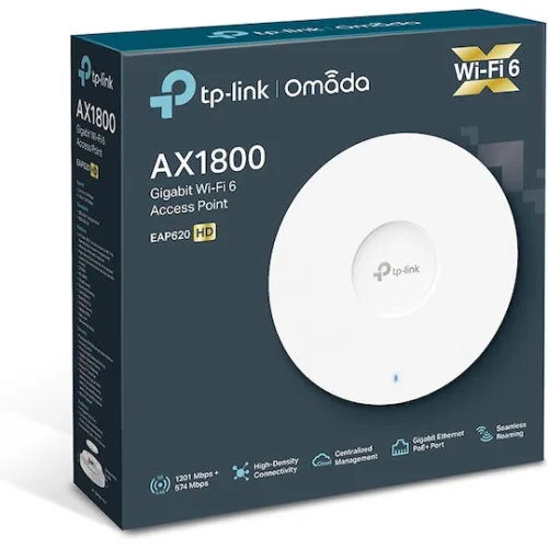 TP-LINK EAP620HD v1 WiFi Mesh Network Access Point Wi‑Fi 6 Dual Band (2.4 & 5GHz)