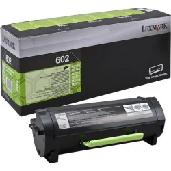 Lexmark 602 Γνήσιο Toner Laser Εκτυπωτή Μαύρο Return Program 2500 Σελίδων (60F2000)