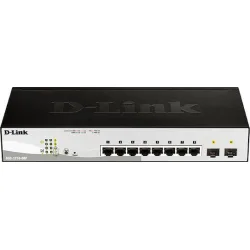 D-Link DGS-1210-08P Managed L2 PoE Switch με 8 Θύρες Gigabit (1Gbps) Ethernet και 2 SFP Θύρες