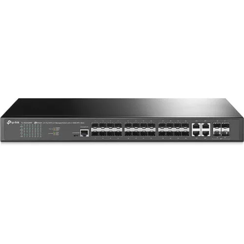 TP-LINK TL-SG3428XF V1 Managed L2 Switch με 4 Θύρες Gigabit (1Gbps) Ethernet και 20 SFP Θύρες
