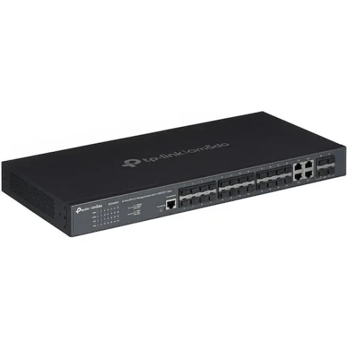 TP-LINK TL-SG3428XF V1 Managed L2 Switch με 4 Θύρες Gigabit (1Gbps) Ethernet και 20 SFP Θύρες