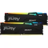 Kingston Fury Beast RGB DDR5 32GB RAM με 2x16GB Modules και Ταχύτητα 5600 για Desktop