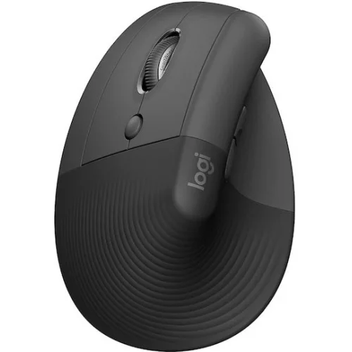 Logitech Lift Ασύρματο Εργονομικό Vertical Ποντίκι για Αριστερόχειρες Μαύρο