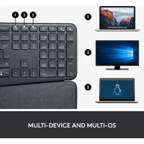 LOGITECH Keyboard Wireless Ergo K860