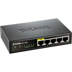 D-Link DGS-1005P Unmanaged L2 PoE+ Switch με 5 Θύρες Gigabit (1Gbps) Ethernet