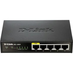 D-Link DGS-1005P Unmanaged L2 PoE+ Switch με 5 Θύρες Gigabit (1Gbps) Ethernet