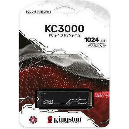 Kingston KC3000 SSD 1TB M.2 NVMe PCI Express 4.0