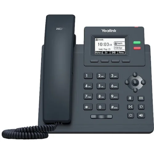 Yealink SIP-T31P Ενσύρματο Τηλέφωνο IP 2 γραμμών Γκρι