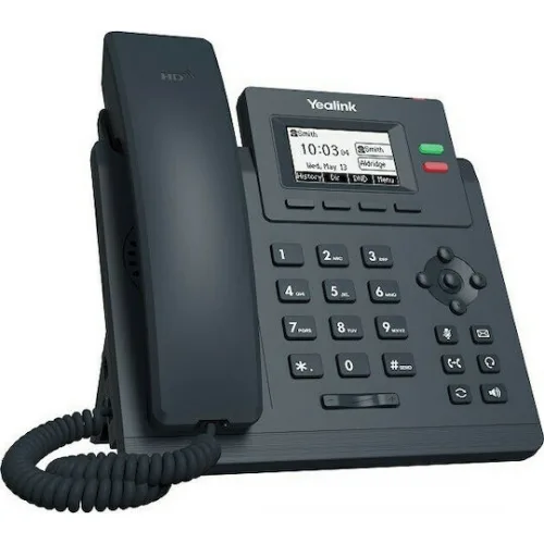 Yealink SIP-T31P Ενσύρματο Τηλέφωνο IP 2 γραμμών Γκρι