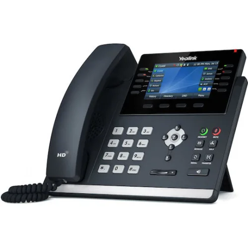 Yealink SIP-T46U Ενσύρματο Τηλέφωνο IP 16 γραμμών Μαύρο