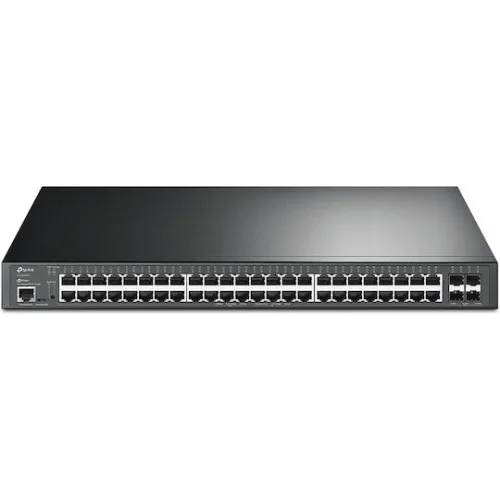 TP-LINK TL-SG3452XP v1 Managed L2 PoE+ Switch με 48 Θύρες Gigabit (1Gbps) Ethernet και 4 SFP Θύρες