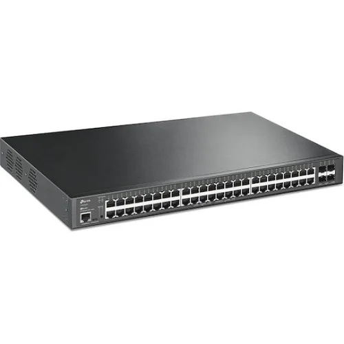 TP-LINK TL-SG3452XP v1 Managed L2 PoE+ Switch με 48 Θύρες Gigabit (1Gbps) Ethernet και 4 SFP Θύρες