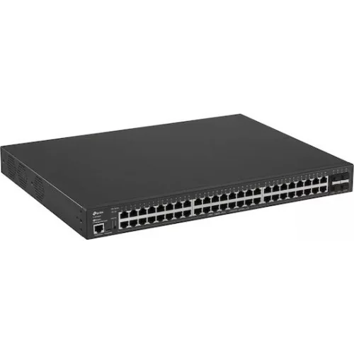 TP-LINK TL-SG3452XP v1 Managed L2 PoE+ Switch με 48 Θύρες Gigabit (1Gbps) Ethernet και 4 SFP Θύρες