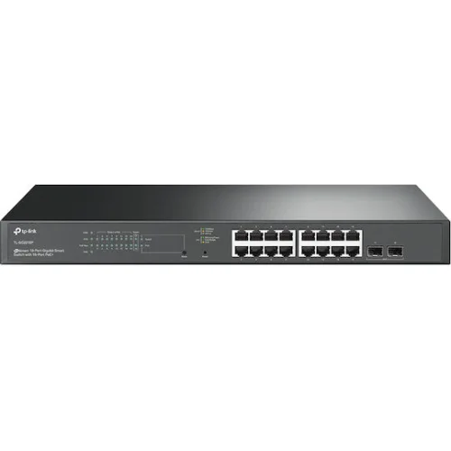 TP-LINK TL-SG2218P v1 Managed L3 PoE+ Switch με 16 Θύρες Gigabit (1Gbps) Ethernet και 2 SFP Θύρες