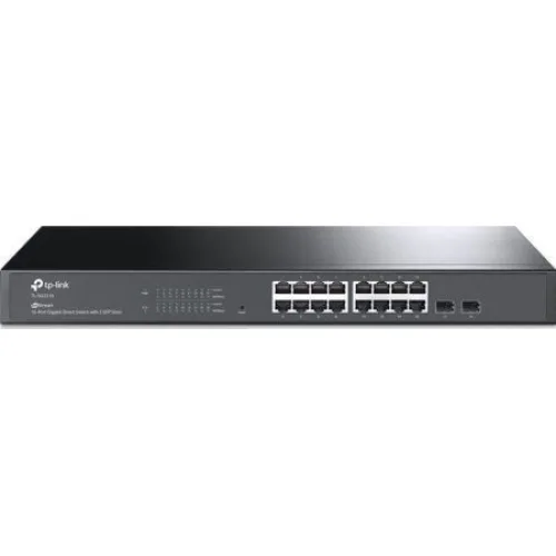 TP-LINK TL-SG2218P v1 Managed L3 PoE+ Switch με 16 Θύρες Gigabit (1Gbps) Ethernet και 2 SFP Θύρες