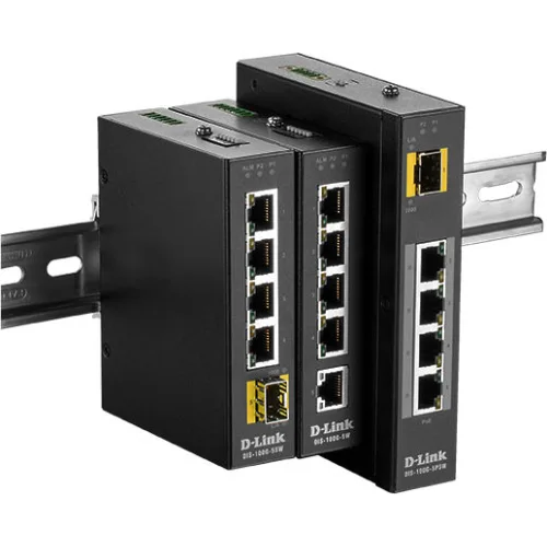 D-LINK Industrial Switch  Gigabit Unmanaged PoE with SFP slot