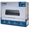 D-Link DGS-1100-08PV2 Managed L2 PoE+ Switch με 8 Θύρες Ethernet