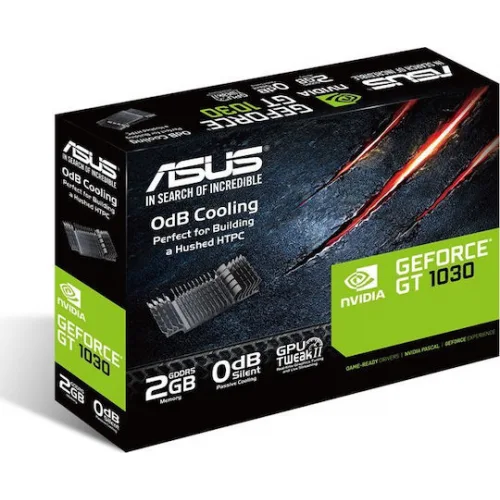Asus GeForce GT 1030 2GB GDDR5 LP Silent with Brackets Κάρτα Γραφικών