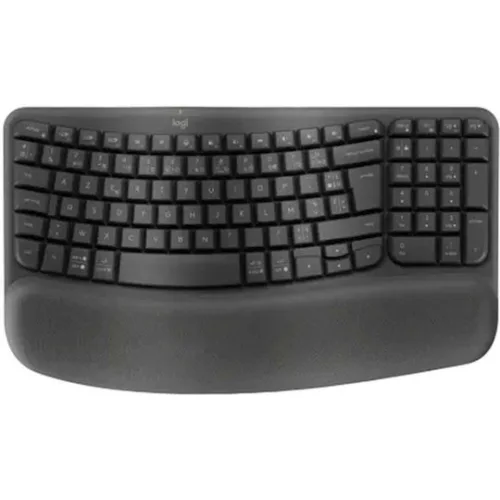 Logitech Wave Keys Ασύρματο Πληκτρολόγιο Αγγλικό US Γκρι