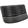 Logitech Wave Keys Ασύρματο Πληκτρολόγιο Αγγλικό US Γκρι
