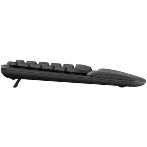 Logitech Wave Keys Ασύρματο Πληκτρολόγιο Αγγλικό US Γκρι