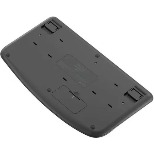 Logitech Wave Keys Ασύρματο Πληκτρολόγιο Αγγλικό US Γκρι