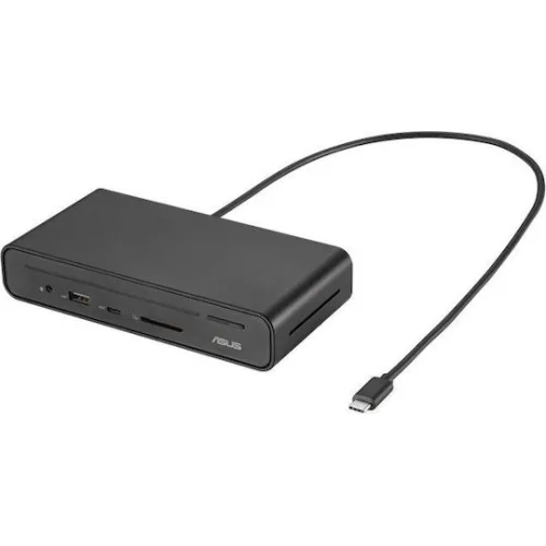 Asus DC300 USB-C Docking Station με HDMI 4K PD Ethernet και σύνδεση 2 Οθονών Μαύρο