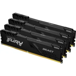 Kingston Fury Beast DDR4 128GB RAM με 4x32GB Modules και Ταχύτητα 3600 για Desktop