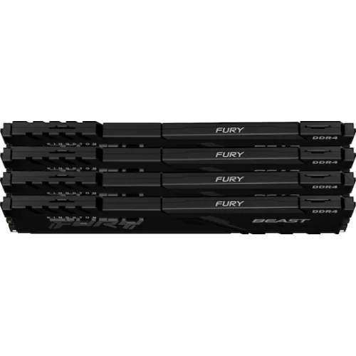 Kingston Fury Beast DDR4 128GB RAM με 4x32GB Modules και Ταχύτητα 3600 για Desktop