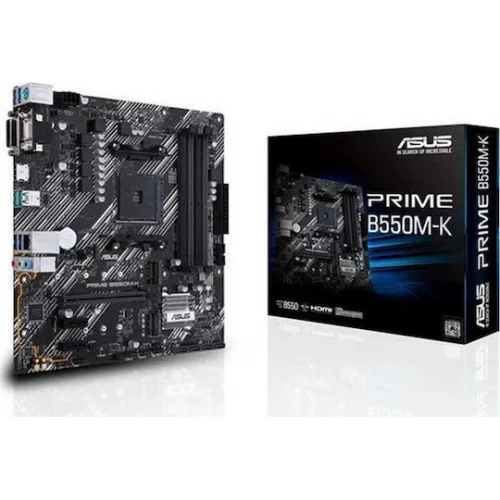 Asus Prime B550M-K Motherboard Micro ATX με AMD AM4 Socket 90MB14V0-M0EAY0