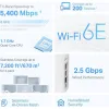 TP-LINK Deco XE75 Pro v2 WiFi Mesh Network Access Point Wi‑Fi 6E Dual Band (2.4 & 5GHz) σε Διπλό Kit