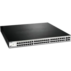 D-Link DGS-1210-52MP v2 Managed L2 PoE+ Switch με 48 Θύρες Gigabit (1Gbps) Ethernet και 4 SFP Θύρες
