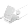 Anker Φορτιστής Magsafe 15W Λευκός (MagGo 3-in-1 Foldable)