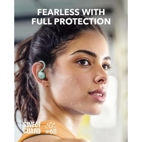 Soundcore by Anker Sport X20 In-ear Bluetooth Handsfree Ακουστικά με Αντοχή στον Ιδρώτα και Θήκη Φόρτισης Πράσινα