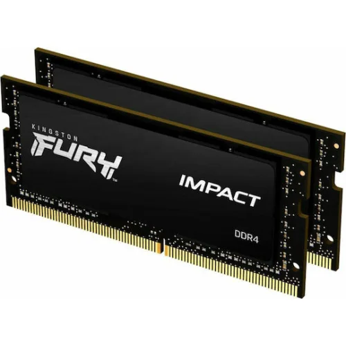 Kingston Fury Impact DDR4 64GB RAM με 2x32GB Modules και Ταχύτητα 3200 για Laptop