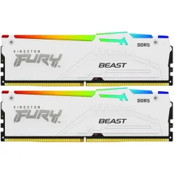 Kingston Fury Beast RGB DDR5 64GB RAM με 2x32GB Modules και Ταχύτητα 5600 για Desktop