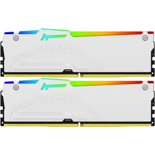 Kingston Fury Beast RGB DDR5 64GB RAM με 2x32GB Modules και Ταχύτητα 5600 για Desktop