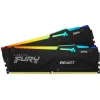 Kingston Fury Beast RGB DDR5 64GB RAM με 2x32GB Modules και Ταχύτητα 6400 για Desktop