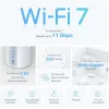TP-LINK Deco BE65 BE9300 v1 WiFi Mesh Network Access Point Wi‑Fi 7 Tri Band (2.4 & 5 & 6GHz)