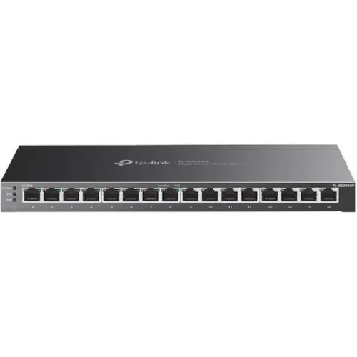 TP-LINK TL-SG2016P v1 Managed L2 PoE+ Switch με 16 Θύρες Ethernet