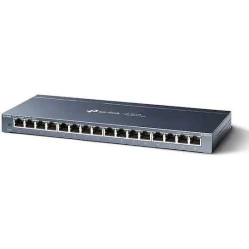 TP-LINK TL-SG2016P v1 Managed L2 PoE+ Switch με 16 Θύρες Ethernet