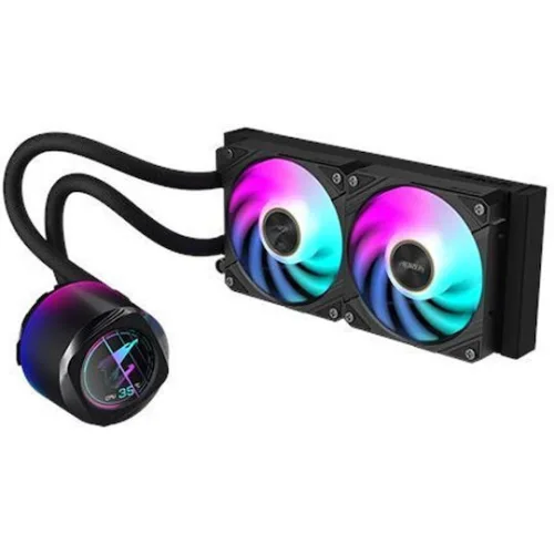 Gigabyte Aorus Waterforce X II 240 Υδρόψυξη Επεξεργαστή Διπλού Ανεμιστήρα 120mm για Socket AM4/AM5/1700/1200/115x με ARGB Φωτισμό
