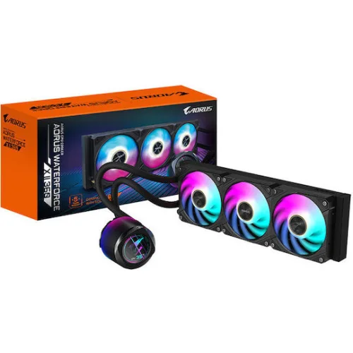 Gigabyte Aorus Waterforce X II 240 Υδρόψυξη Επεξεργαστή Διπλού Ανεμιστήρα 120mm για Socket AM4/AM5/1700/1200/115x με ARGB Φωτισμό