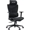 Anda Seat X-AIR Mega XL Υφασμάτινη Καρέκλα Gaming με Ρυθμιζόμενα Μπράτσα Μαύρη