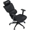 Anda Seat X-AIR Mega XL Υφασμάτινη Καρέκλα Gaming με Ρυθμιζόμενα Μπράτσα Μαύρη