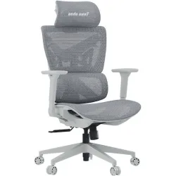 Anda Seat X-AIR Mega XL Καρέκλα Gaming με Ρυθμιζόμενα Μπράτσα Γκρι