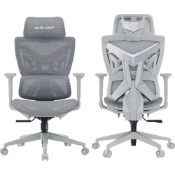 Anda Seat X-AIR Mega XL Καρέκλα Gaming με Ρυθμιζόμενα Μπράτσα Γκρι