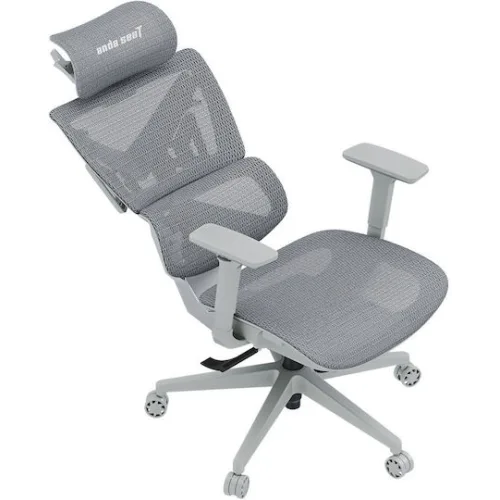 Anda Seat X-AIR Mega XL Καρέκλα Gaming με Ρυθμιζόμενα Μπράτσα Γκρι
